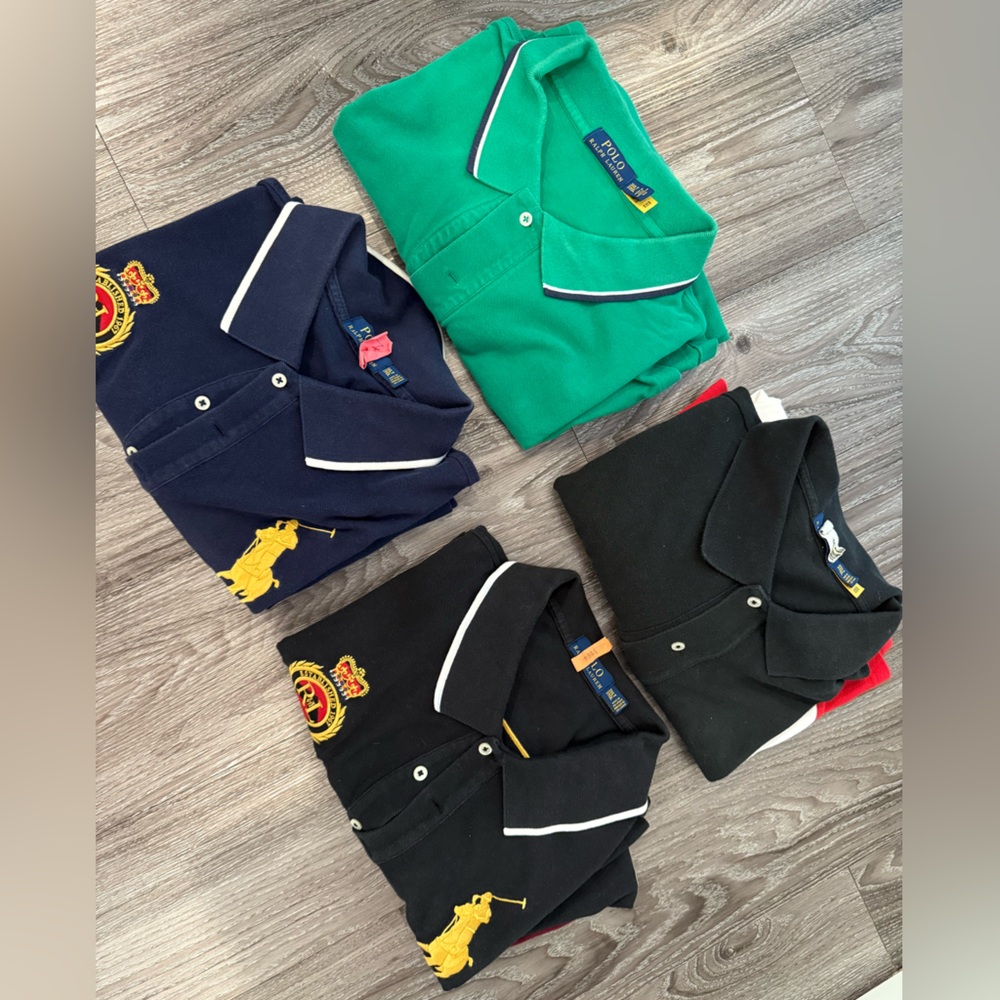 Ralph Lauren Polo Collection in Black, Green, Red, and Navy